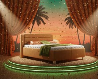 Máme tu nějaké Swifties? ✨ Věděli jste, že u nás si můžete vybrat čalouněnou posteli ve stylu The Life of a Showgirl? 🤩...